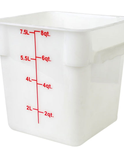 Thunder Group PLSFT008PP Hộp Đựng Thực Phẩm Vuông 7.6 l - Màu Trắng