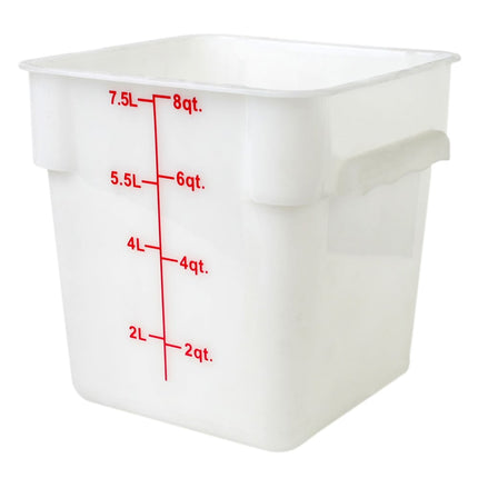 Thunder Group PLSFT008PP Hộp Đựng Thực Phẩm Vuông 7.6 l - Màu Trắng