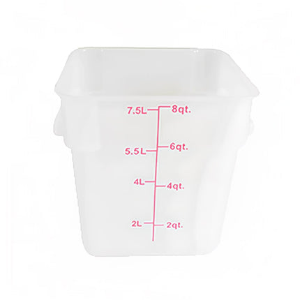Hộp Đựng Thực Phẩm Vuông Thunder Group PLSFT008TL 7.6 lít - Nhựa Polypropylene Trong Mờ