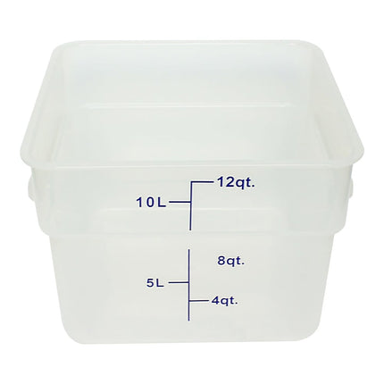 Hộp Đựng Thực Phẩm Vuông Thunder Group PLSFT012TL 11.4 lít - Polypropylene Trong Mờ