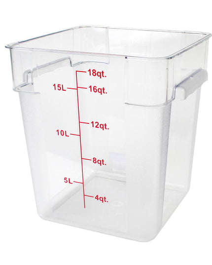 Thunder Group PLSFT018PC Hộp Đựng Thực Phẩm Vuông 17 lít - Trong Suốt