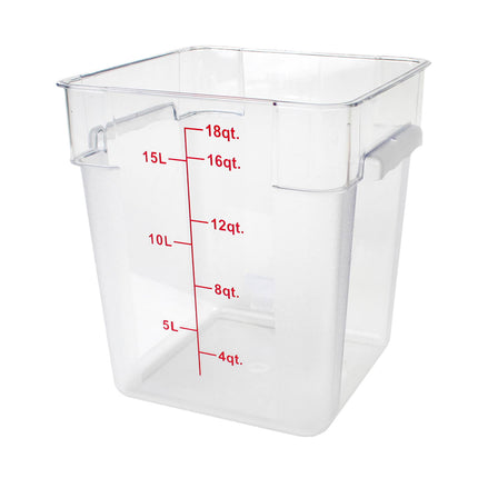 Thunder Group PLSFT018PC Hộp Đựng Thực Phẩm Vuông 17 lít - Trong Suốt