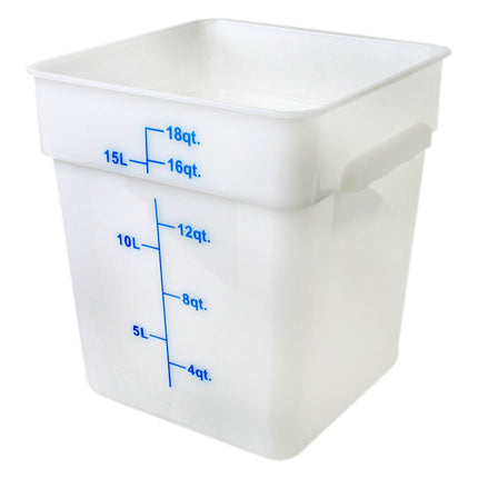 Thunder Group PLSFT018PP Hộp Đựng Thực Phẩm Vuông 17 lít - Trắng