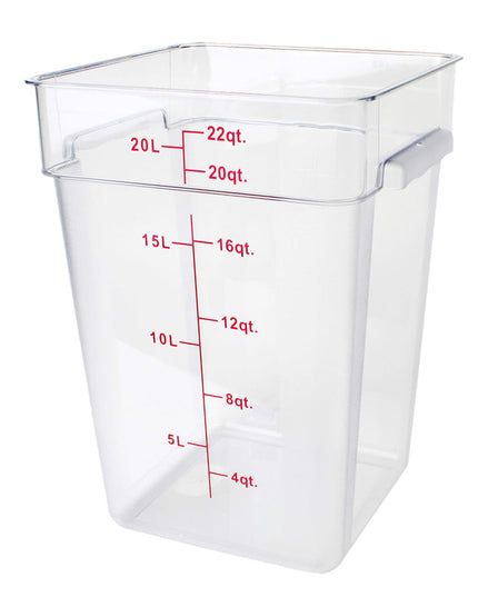 Thunder Group PLSFT022PC Hộp Đựng Thực Phẩm Vuông 20.8 lít - Trong Suốt