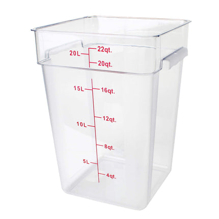 Thunder Group PLSFT022PC Hộp Đựng Thực Phẩm Vuông 20.8 lít - Trong Suốt