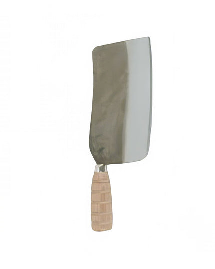 Dao Thịt Thunder Group SLKF017 19.1 cm Cán Gỗ, Gang
