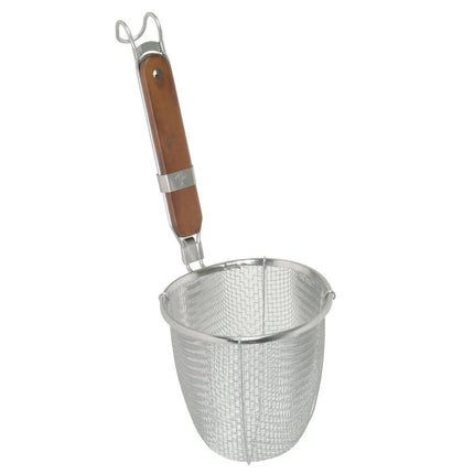 Vợt Lọc Mì Lưới Thunder Group SLNS001 14 cm Tay Cầm Gỗ Phẳng, Thép Không Gỉ