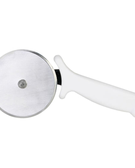 Dao Cắt Pizza Thunder Group SLTWPC004 10.2 cm Tay Cầm Nhựa Trắng Thép Không Gỉ