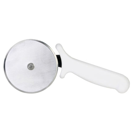 Dao Cắt Pizza Thunder Group SLTWPC004 10.2 cm Tay Cầm Nhựa Trắng Thép Không Gỉ