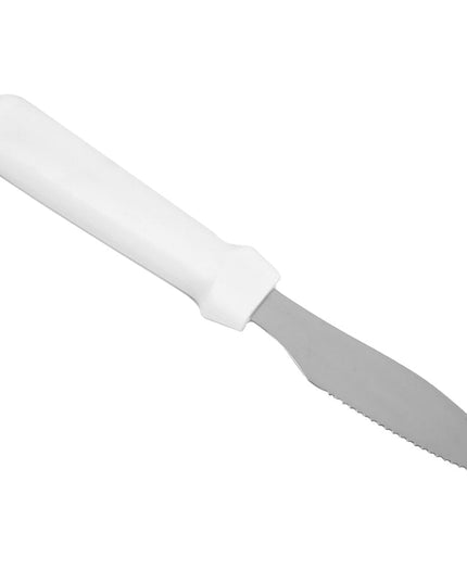 Dao Phết Sandwich Răng Cưa Thunder Group SLWS004P 24.1 cm Tay Cầm Nhựa Trắng Thép Không Gỉ