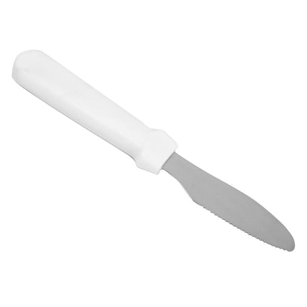 Dao Phết Sandwich Răng Cưa Thunder Group SLWS004P 24.1 cm Tay Cầm Nhựa Trắng Thép Không Gỉ