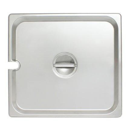 Nắp Khay Hấp Thunder Group STPA5230CS Cỡ Hai Phần Ba - Có Rãnh, Thép Không Gỉ