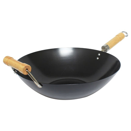 Chảo Wok Thunder Group TF002 35.6 cm Thép Cacbon