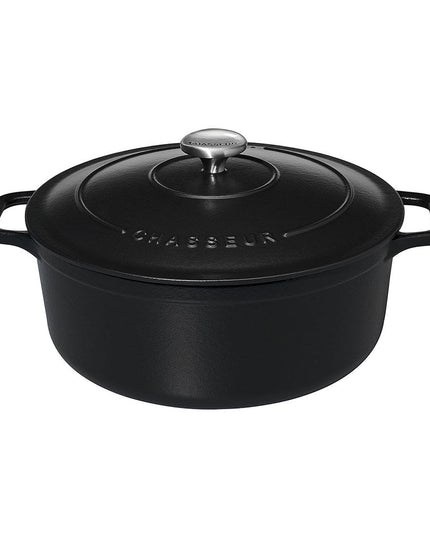 Nồi Hầm Gang Chasseur FN427 6.1 lít 36 x 27.9 cm Đen