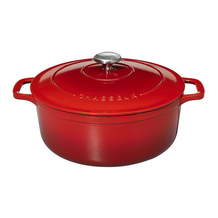 Nồi Hầm Gang Tráng Men Chasseur FN428 6.1 lít 36 x 27.9 cm Đỏ Ruby