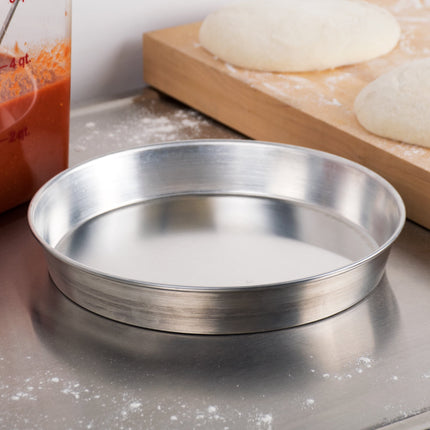 Khay pizza nhôm vát / xếp chồng American Metalcraft A90101.5 25 x 3,8 cm trọng lượng nặng
