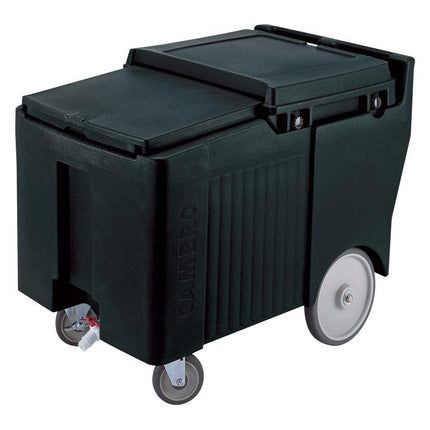 Thùng đá di động nắp trượt màu đen Cambro ICS175LB110 SlidingLid 79 kg