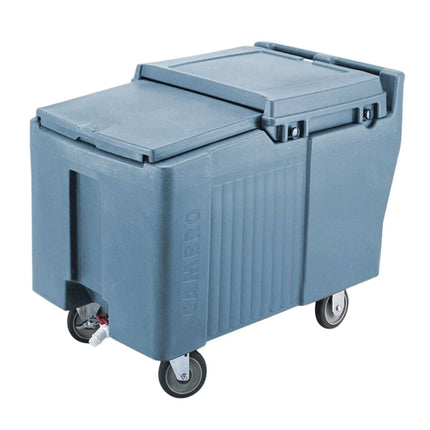 Thùng đá di động Cambro ICS175L401 SlidingLid™ Slate xanh dương Mobile thùng đá - 79,4 kg Capacity