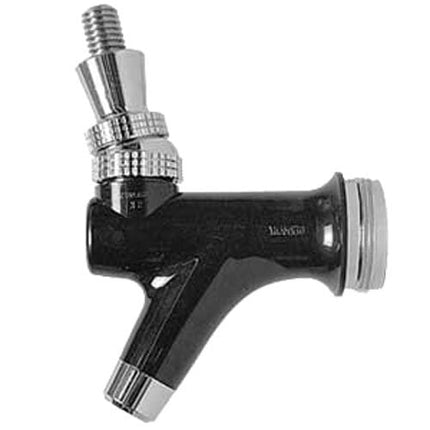 Vòi rót bia creamer màu đen viền crôm Micro Matic CMB-X2CH tay gạt thép không gỉ