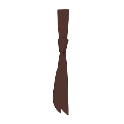 (5 pieces) KARLOWSKY | Service Bow Tie – Light Brown - 94 x 5 cm - Pre-tied - 95°C Washable