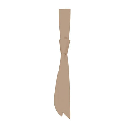 (5 pieces) KARLOWSKY | Service Bow Tie – Sand - 94 x 5 cm - Pre-tied - 95°C Washable