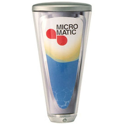 Tay vòi bia nhựa trong Micro Matic C100-4-M 10 cm nắp kim loại