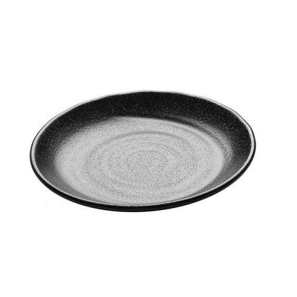 Đĩa tròn melamine đen Elite Global Solutions JW7009 Zen 23 cm - Thùng 6 cái