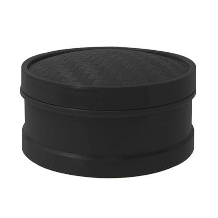 Bộ xửng hấp tròn polypropylene GET STM-85-BK 22 cm màu đen - Gói 12 cái