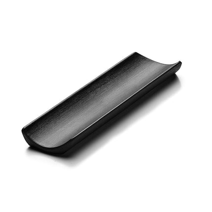 Đĩa đựng khăn melamine Elite Global Solutions JWTR07 Zen 17 x 4,4 cm màu đen - Thùng 6 cái