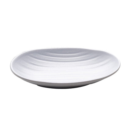 Đĩa bầu dục sâu melamine Elite Global Solutions JW7309 Zen 23 x 15 cm màu trắng - Thùng 6 cái