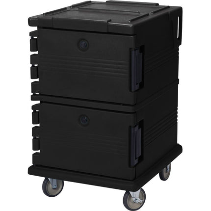 Thùng giữ nhiệt vận chuyển khay thực phẩm Cambro Ultra Camcart UPC1200110 màu đen - Chứa 16 khay