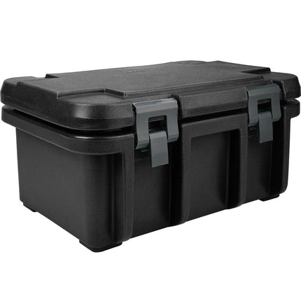 Thùng giữ nhiệt vận chuyển khay thực phẩm nạp từ trên, sâu 20 cm Cambro Camcarrier Ultra Pan Carrier UPC180110 màu đen