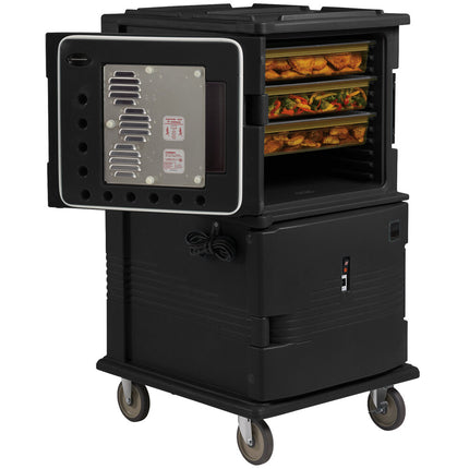 Tủ giữ nóng thực phẩm bằng điện Cambro Ultra Camcart UPCH1600110 màu đen - 110V