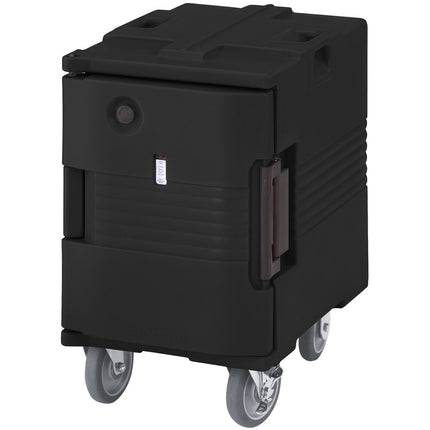Tủ giữ nóng thực phẩm bằng điện kèm bánh xe Cambro Ultra Pan Carrier UPCHW4002110 màu đen - 220V (chỉ dùng quốc tế)