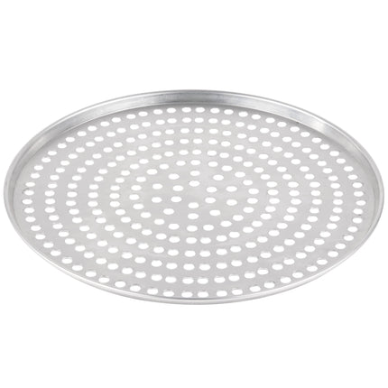Khay pizza nhôm côn xếp chồng đục lỗ dày American Metalcraft SPA2016 41 x 1,3 cm trọng lượng tiêu chuẩn