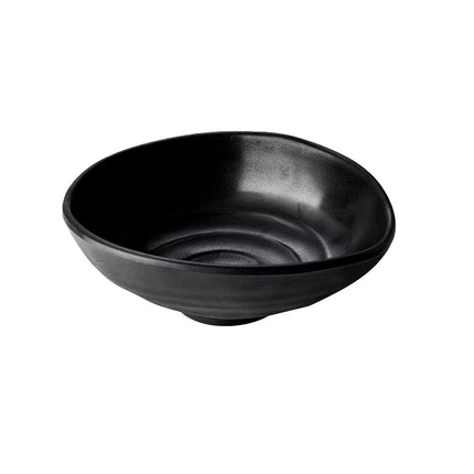 Tô bầu dục melamine Elite Global Solutions Zen 266 ml màu đen - Thùng 6 cái