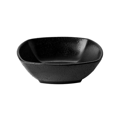 Tô vuông melamine Elite Global Solutions JW1506 Zen 266 ml màu đen - Thùng 6 cái