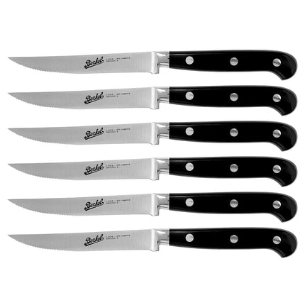 (6) BERKEL | Steak Knife Set – 110 mm Serrated Blades