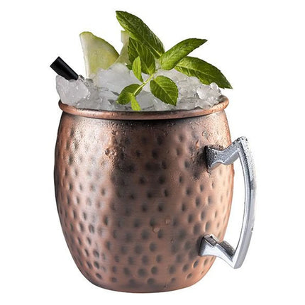 (6 pcs) Coffee Mug GGM Gastro MOSCOW MULE - 500ml - Copper - with Handle