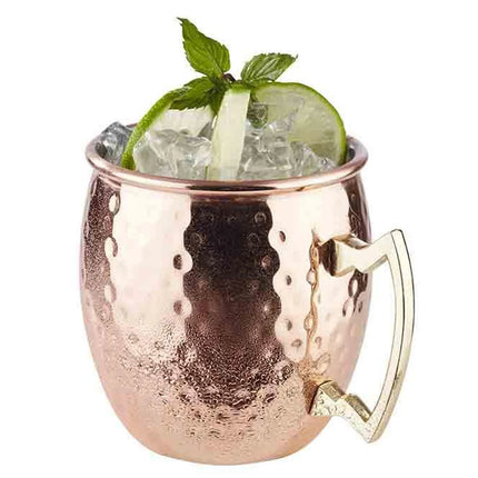 (6 pcs) Coffee Mug GGM Gastro MOSCOW MULE - 500ml - Copper - with Handle