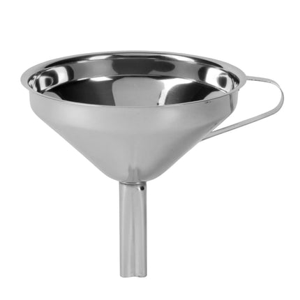 (6 pcs.) FUCHS | DELFIN® waste funnel with sieve - Ø127mm - stainless steel