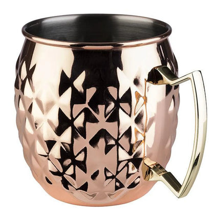 (6 pcs) GGM Gastro Moscow Mule Mug - 500ml - Copper - with Handle