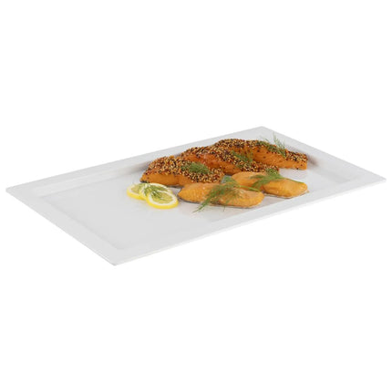 (6 pcs) GN 1/1 Gastronorm Tray - GGM Gastro FRAMES - Melamine - 530x325mm - Height: 20mm - White