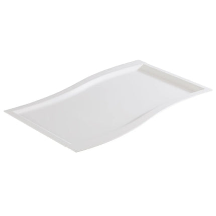 (6 pcs) GN 1/1 Gastronorm Tray - GGM Gastro SINUS - Melamine - 530x325mm - Height: 20mm - White