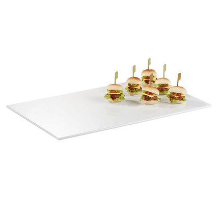 (6 pcs) GN 1/1 Gastronorm Tray - GGM Gastro ZERO - Melamine - 530x325mm - Height: 15mm - White