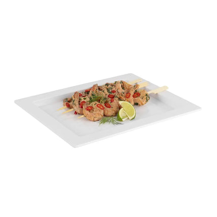 (6 pcs) GN 1/2 Gastronorm Tray - GGM Gastro FRAMES - Melamine - 325x265mm - Height: 20mm - White