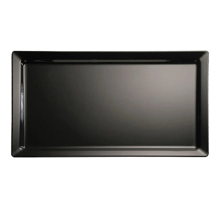 (6 pcs) GN 1/2 Gastronorm Tray - GGM Gastro FRIENDLY - PET (recycled) - 325x265mm - Height: 30mm - Black