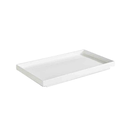 (6 pcs) GN 1/3 Gastronorm Tray - GGM Gastro ASIA PLUS - Melamine - 325x176mm - Height: 30mm - White