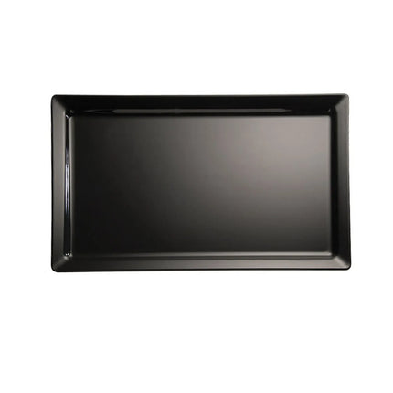 (6 pcs) GN 1/3 Gastronorm Tray - GGM Gastro PURE - Melamine - 325x176mm - Height: 30mm - Black