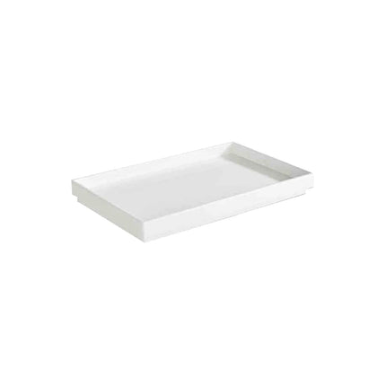 (6 pcs) GN 1/4 Gastronorm Tray - GGM Gastro ASIA PLUS - Melamine - 265x162mm - Height: 30mm - White